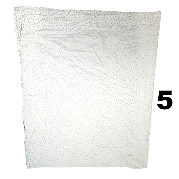 sheet 1 flat SHABBY CHIC rosebud pink tiny flowers 82x96 queen full cottagecore - Picture 10 of 16